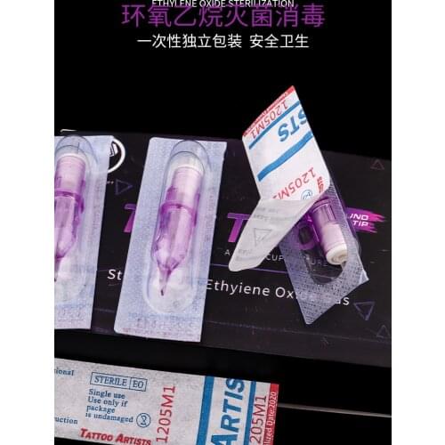 Tattoo pen Needle 10PCS RL/M1/RM Professional Disposable Semi-Permanent Eyebrow Lip Makeup Needles For Tattoo Machine Pen