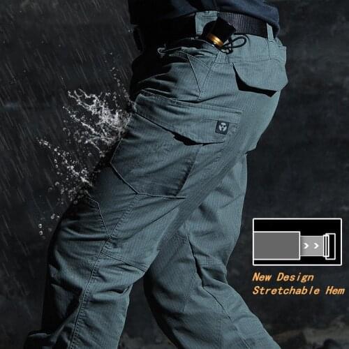 New Military Tactical Pants Men Large Multi Pockets SWAT Army Cargo Pants Casual Cotton Security Bodyguard Combat Trousers Male