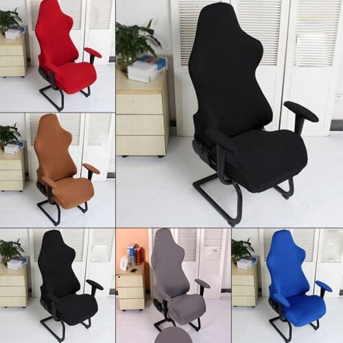Office Computer Stretch Racing-Gaming Chair Seat Cover Slipcover Armchair Covers For Armchair Chair Covers Spandex Home Decor
