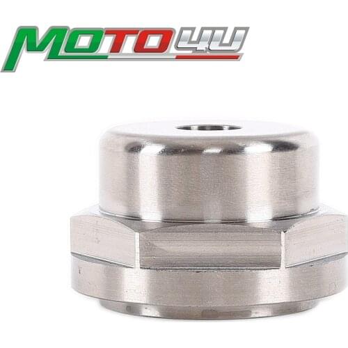 For BMW R45 Titanium Upper Triple Clamp Steering Stem Nut Motorcycle Parts For R50 R60 R65 R75 R90 R100 R90S 1970-1980