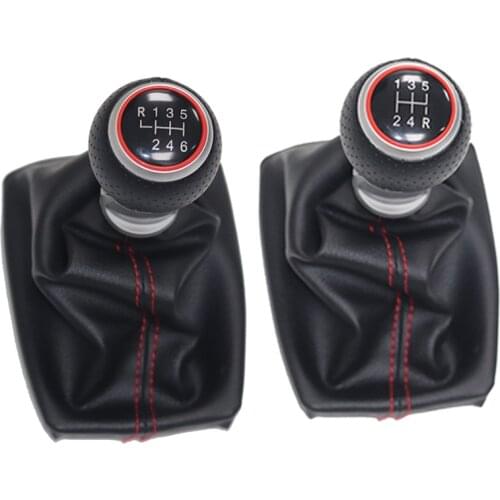 Chrome Gear shift knob boot Gaitor For AUDI A4 8E B6 B7 2000 2001 2002 2003 2004 2005 2006 2007 2008