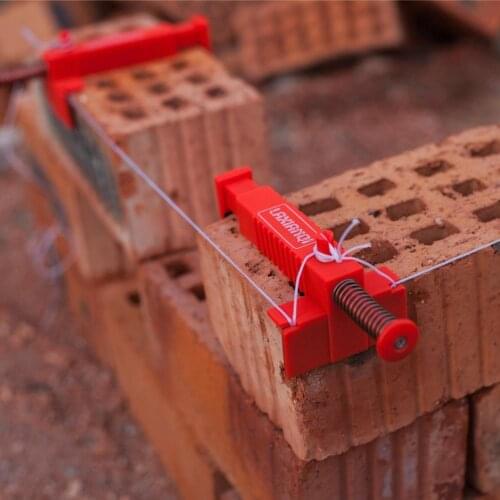 2pcs Wire Drawer Bricklaying Tool Fixer brick Liner Runner Wire Drawer Bricklaying Bricklayer for Building Construction Fixture