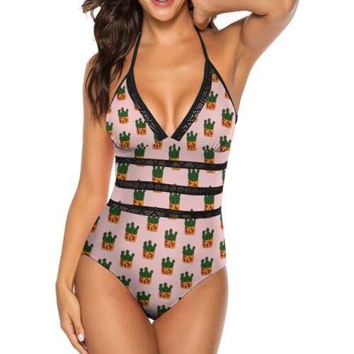 Cactus Swimsuit Sling Skimpy Swimwear Sport For Chubby Hot Sale Onepiece Bathing Suit
