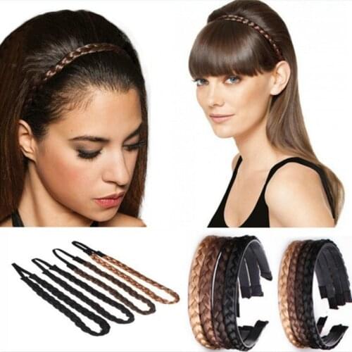 Fashion Women Twist Hairbands Toothed Non-slip Headbands Girls Braid Hair Accessories Adjustable Head Band Bezel Headwear