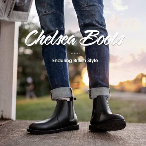 Maden Martin Boots Men British Style 2020 New Autumn Retro Wild Thick-soled Increased Chelsea Motorcycle Boots Women Shoes