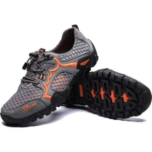 TaoBo New Mens Outdoor Upstream Shoes anti-skid Water Shoes Quick-drying Wading Shoes Male wear-resistant Aqua Shoes