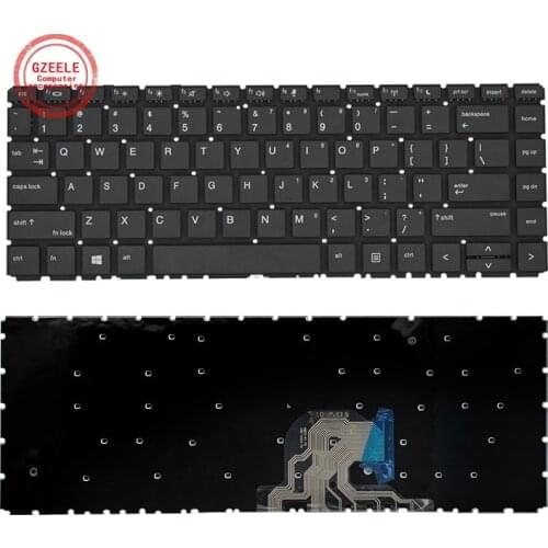 NEW US laptop keyboard FOR HP Probook 440 G6 445 G6 US laptop keyboard without backlit
