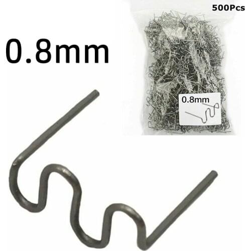 Welding Nail 0.8mm For Plastic Welder Hot Wave Staples Stapler Soldering Supplies For Car Bumper Bodywork Plastic Stapler Repair