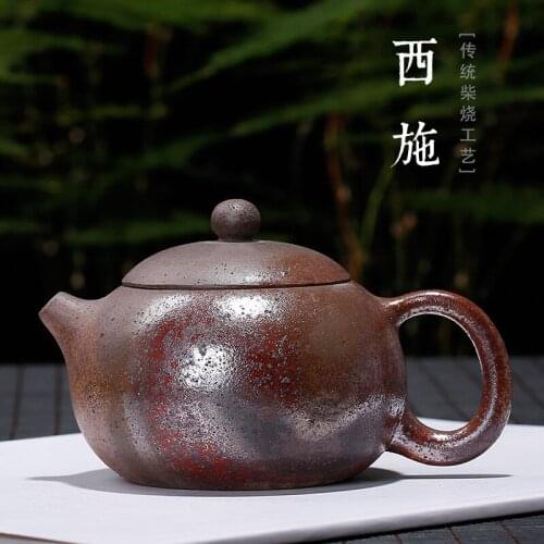 Raw ore purple clay wood burning Xishi pot traditional firing process kiln into anti-aging medium-grade rain sand