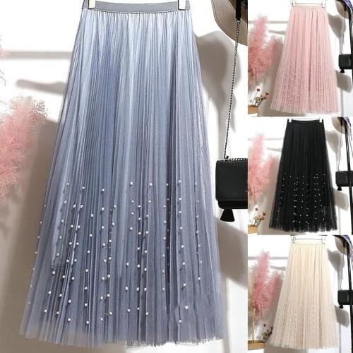 SAGACE Womens loose and large skirt, pompous skirt, fashionable medium length skirt, young girl series 2021 юбка