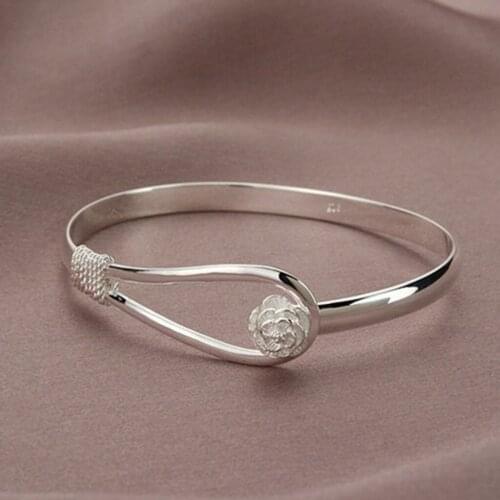 Womens Bracelets Exquisite Luxury Bangle For Woman Gorgeous Fashion Wedding Lady Charm Stamped Birthday Gift Браслеты На Руку