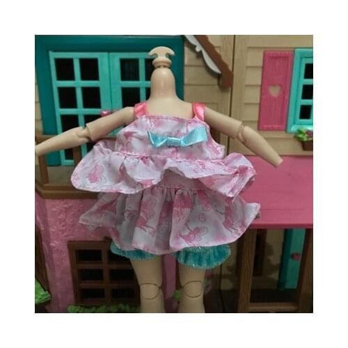 11inch barbi Genuine orignal doll accessories 15cm baby clothes skirt princess dress Tangled; Rapunzel