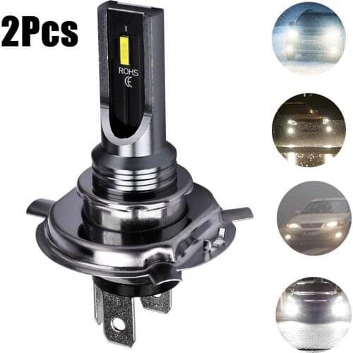 2021 New 2Pcs Motorcycle H4 H7 LED Headlight 16000LM Fog LED Light for Car Motorcycles 12V 24V Motorcycle HeadLight Fog Lamp