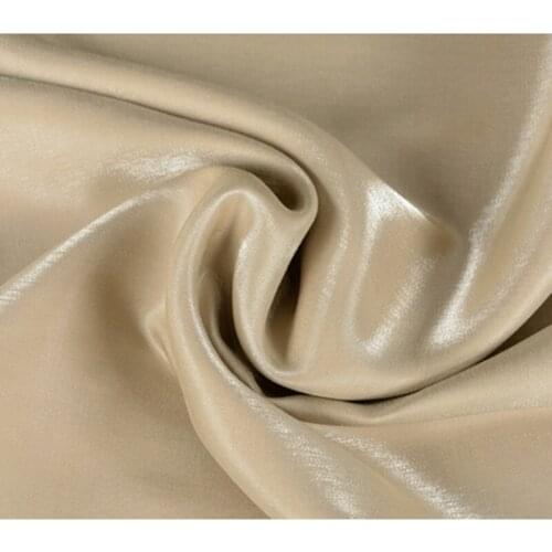 CF469 1meter Solid Fleshcolor Tencel Cotton Fabric Imported Coloured Glaze Summer Silk Satin Fashion Women Formal Dress Fabrics