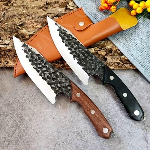 Damascus Professional Chef Knife Kitchen Meat Cleaver Damask Stainless Steel Butcher Knife High Hardness