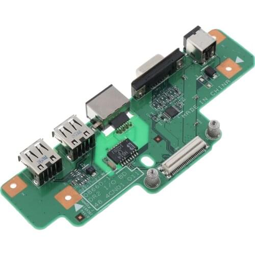 For Dell Inspiron 1750 DC Board Power Jack Socket USB LAN VGA 48.4CN01.011 Replacement Parts