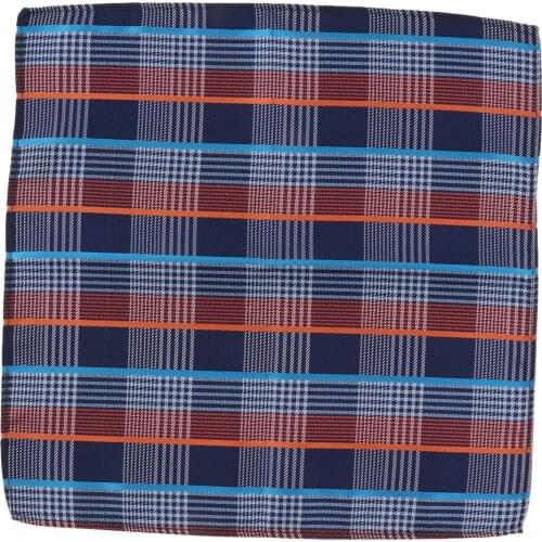 Men Plaid Cotton Handkerchief Classic Hankies for Gentlemen,Grandfathers,Fathers,Dads