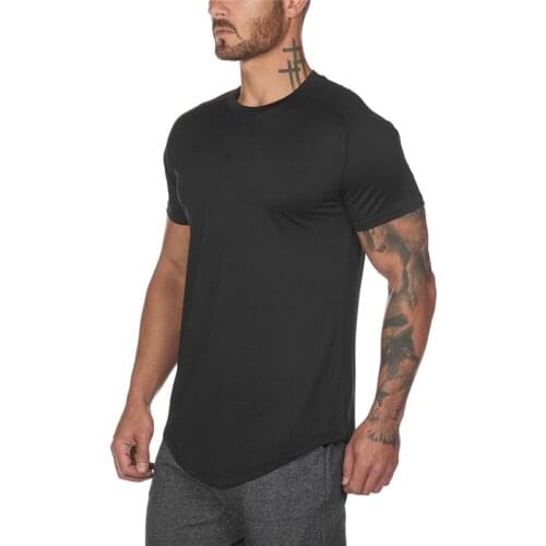 Machinefitness Mesh T-Shirt Gym Clothing Mesh Short-Sleeve Tops Male Summer Casual Fashion Slim Fit Tshirt Bodybuilding Tops