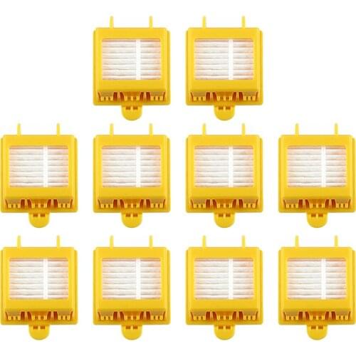 10Pcs Hepa Fully Compatible Replacement Filter For iRobot Roomba Vacuum cleaner 700 760 770 780 Free Shipping SA041