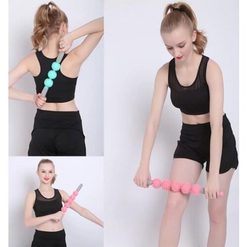 Hot Selling Fitness Massage Personal Muscle Cervical Back Calf Yoga Roller Meridian Fascia Relaxation Stick