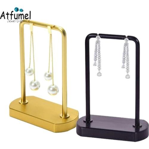 Metal Earrings Jewelry Holder Display Stand Ear Studs Pendant Pocket Watch Jewelry Organizer Hanging Storage Counter Showcase