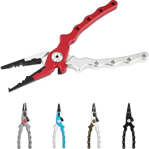 Multifunctional Aluminum Alloy Side Line Cutting Fishing Hook Remover Pliers Fishing Tool Accessories