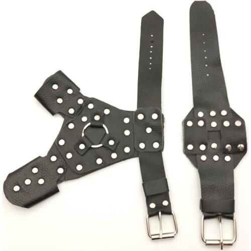 2021 NEW Fishing Handguard Wristband Slingshot Steel + Cowhide for Left or Right hand Outdoor Hunting or Fishing Accessories