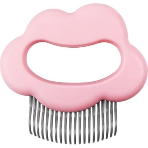 Portable Cat Dog Massage Shell Comb Pet Cleaning Shedding Grooming Hair Removal