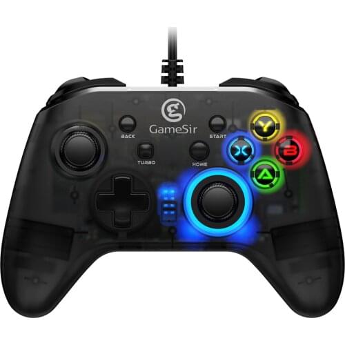 GameSir T4w USB Wired Gaming Controller Gamepad with Asymmetric and Vibrating Motor Joystick for Windows 7/8/10 PC