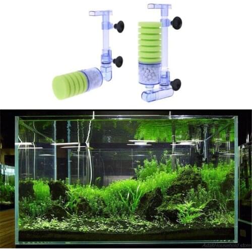 Q5WB Bio-Sponge Filter with Suctions Cups Foam Filters for Betta Shrimp Nano Breeder Aquarium Detachable Easy to Clean Dropship