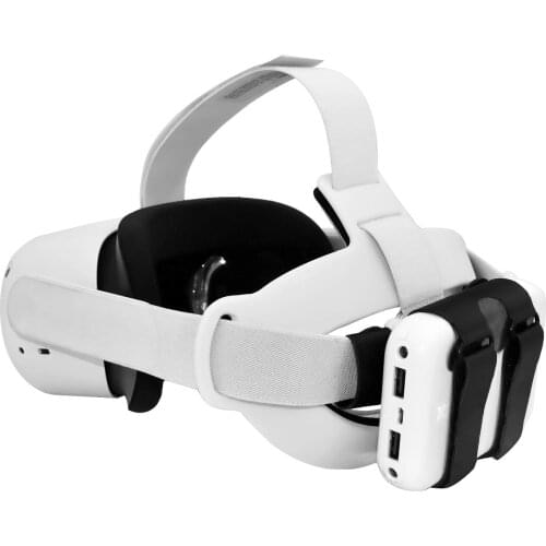 Battery Strap for Oculus Quest 2 Battery Strap Powerbank Fixing Bracket Fixed on The VR Headset Strap for Quest/HTC Vive