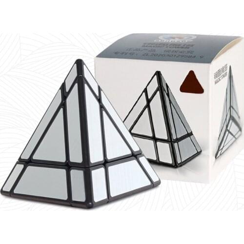 Shengshou 3x3 Magic Tower Mirror Magic Cube Sensou Void tower Speed Cube Educational toys