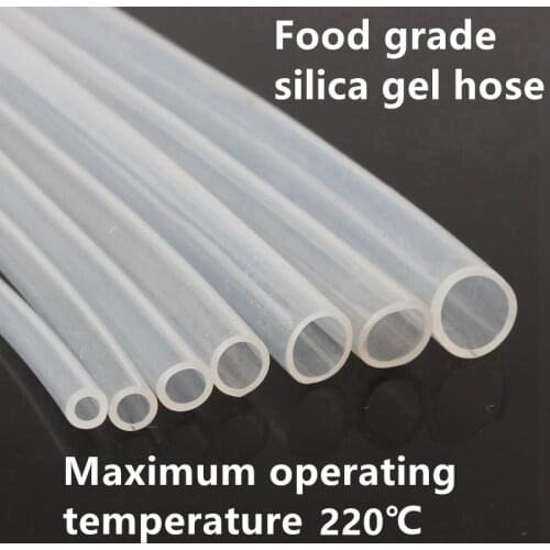 1/3m Food Grade Silicone Hose For The Garden Watering 2mm-16mm High Pressure Flexible Transparent Wine Tubing Pump Aquarium Tank