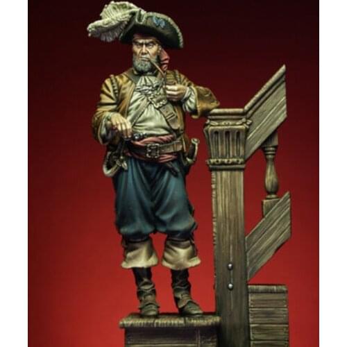 Unassambled 1/24 75MM ANCIENT warrior WITH BASE 75MM Resin figure miniature model kits Unpainted