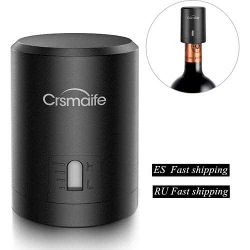 Vacuum Red Wine Bottle Cap Stopper ship from Spain Sealer Wine Stopper Fresh Wine Keeper Champagne Cork ABS Kitchen Bar Tool