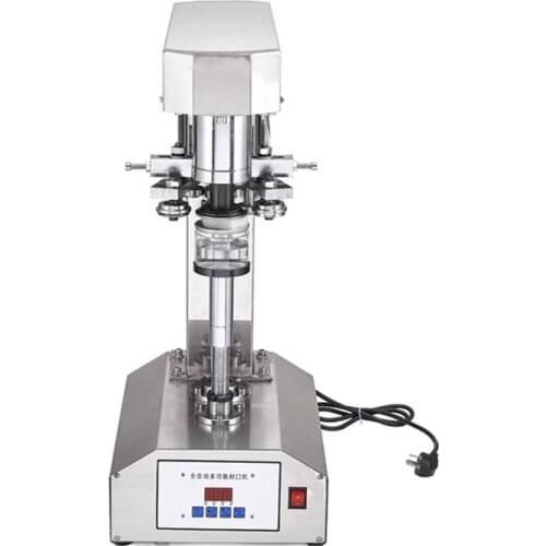 High Speed Automatic Plastic Aluminum Can Sealing Machine Tin Can Sealing Machine Beer Beverage Cans Seamer