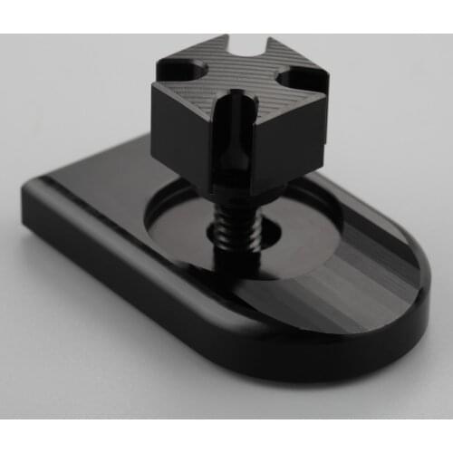 Motorcycle Rear Fender Seat Bolt Screw Knob Tab Cover 6mm Hole for Harley-Davidson Sportster Dyna Fatbob Electra Glide 1996-2017