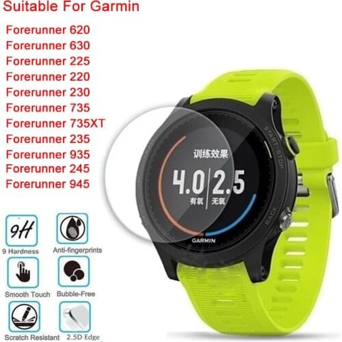 5PC Anti Scratch Tempered Glass Protective Full Screen Protector Film For Garmin Forerunner 620 630 235 225 220 735 935 945 245