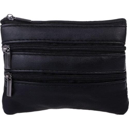 Women Fashion Mini Purse Coin Card Key Ring Wallet Pouch Zipper Small Change Bag 28GD