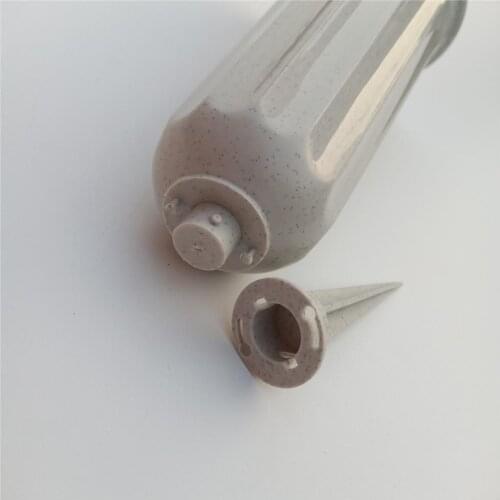 2 pieces grave vases plug vases graveyard vases flower vases with earth , 7.5 x 26 cm