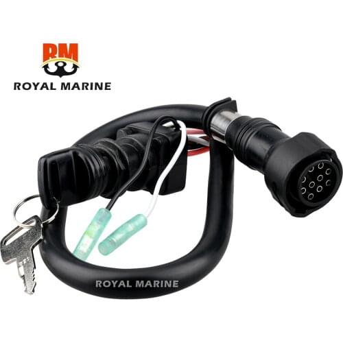 6H3-82510-10-00 MAIN SWITCH ASSY (10pins) for yamaha outboard 2 stroke 50HP 60HP 70HP 6H3-82510 6H3-82510-10 6H3-82510-21