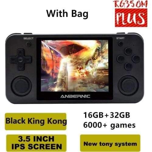 ANBERNIC Retro game Console RG350m Video Game Player Upgrade 64bit Opendingux Handheld game consoles PS1 Gaming Players Gifts