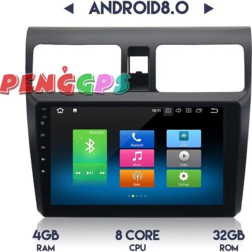 Android 10.0 Car Radio Stereo Headunit GPS for Suzuki SX4 2006 2007 2008 2009 2010 Auto Video Audio 4GB RAM 32GB ROM Car DVD