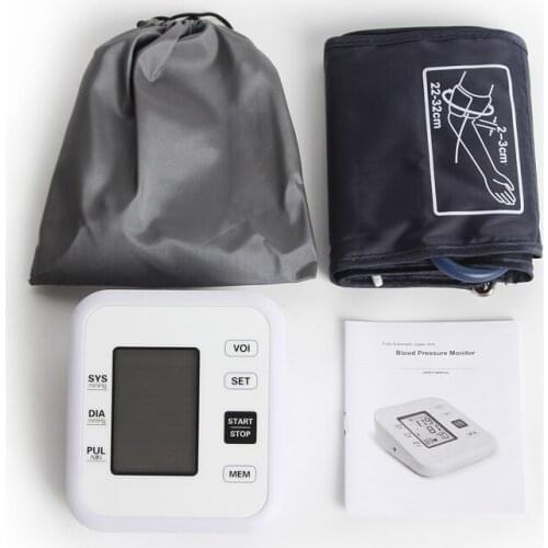 Arm Blood Pressure Full Automatic Voice Blood Pressure Meter Large Character Display Application for Children Family HealthyCare