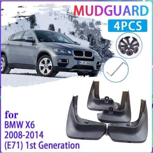 Car Mud Flaps for BMW X6 E71 2008~2014 2009 2010 2011 2012 2013 Mudguard Splash Guards Fender Mudflaps Auto Accessories
