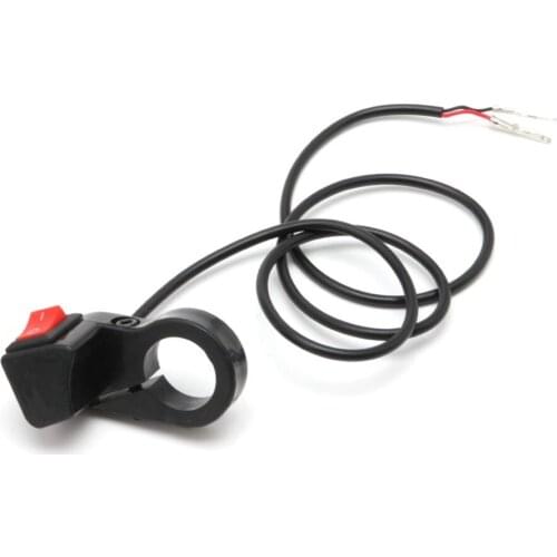 Black 7/8'' Motorcycle Bike Scooter Handlebar ON-OFF Head Fog Spot Light Switch
