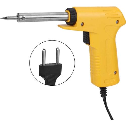 Handheld Heating Wire Soldering Iron Gun Dual Power Temperature Welding Repair Tool 220V EU Plug