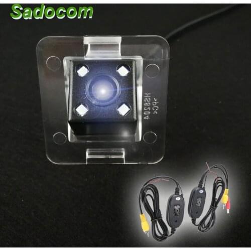 HD Car CCD 4 LED Night Vision Backup Rear View Camera Parking Assistance Waterproof For Mercedes Benz GLK Class X204 2018~2015