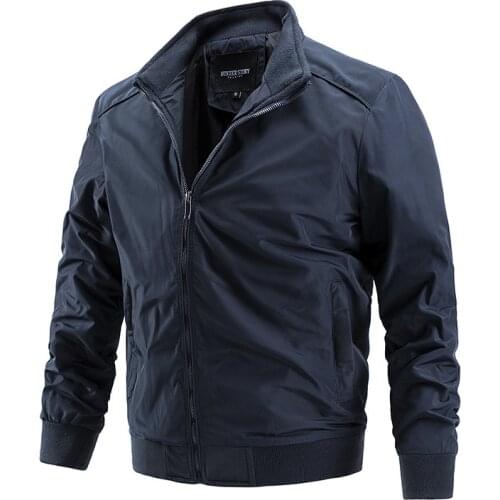 2021 New Autumn Men Casual Solid Slim Bomber Jacket Men Overcoat Fashion Baseball Jackets Army Cargo Outdoors Jacket Streetwears