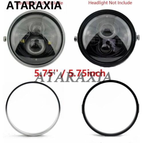 Motorbike 5.75" Headlight Headlamp Adapter Ring Headlight Mount LED Headlights Trim Motorcycle Accessories Headlight Bracket